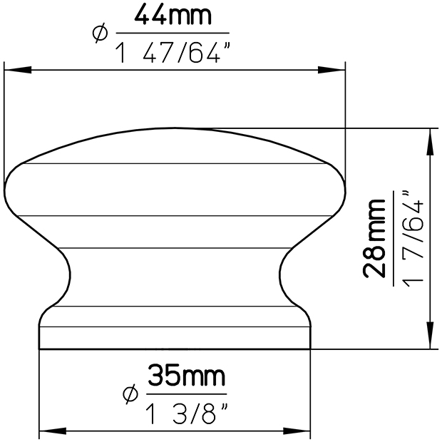 Möbelknopf S87A-44HZ11 6