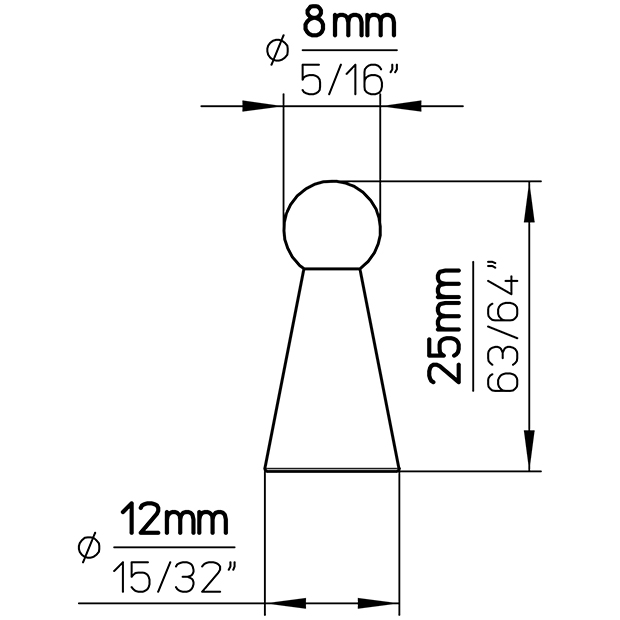 Möbelknopf 2205-11ZN1 6