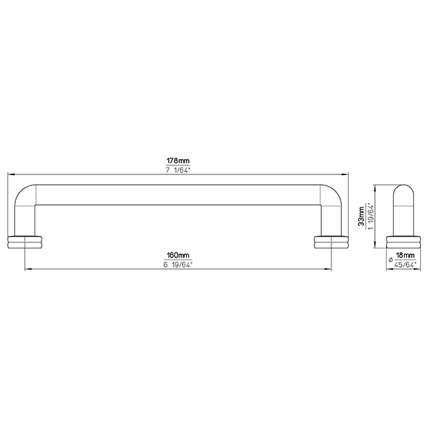 Möbelgriff 2616-178ZN21 6