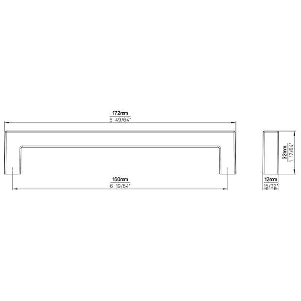 Möbelgriff 2623-172ZN91 6