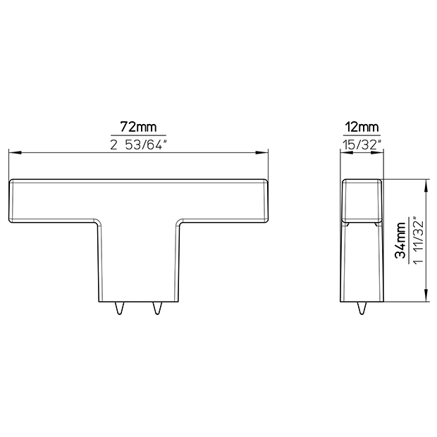 T-Knopf 2613-72ZN91 6