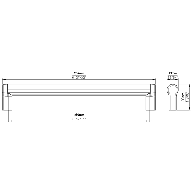 Möbelgriff 2619-174ZN27ZN27 6